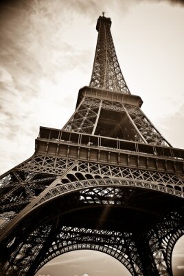 Fototapete Stahlgebäude in Paris