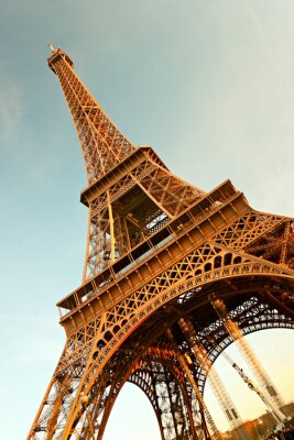 Fototapete Stahlkonstruktion des Pariser Denkmals