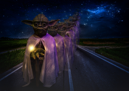 Fototapete Star Wars und Yoda