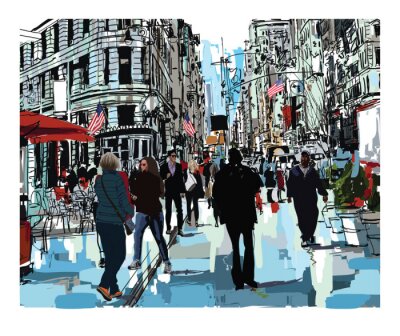 Sticker Steet in New York city