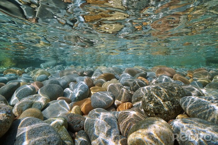 Fototapete Steine am Wasser