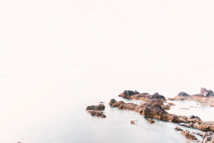 Fototapete Steine am Wasser