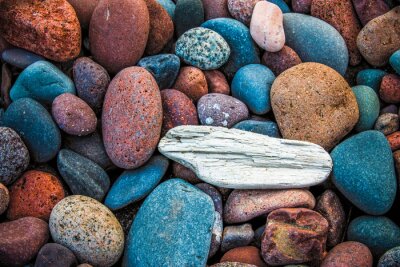 Fototapete Steine in verschiedenen Farben