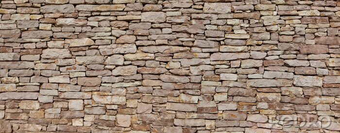 Fototapete Steinige natürliche Mauer