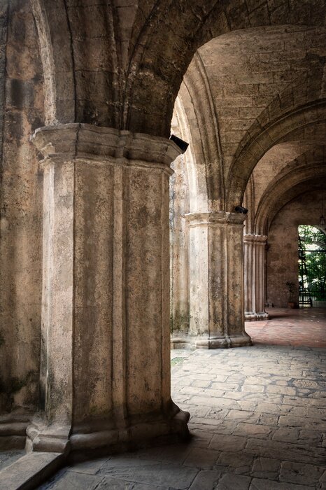 Fototapete Steinige Säulen in Havanna