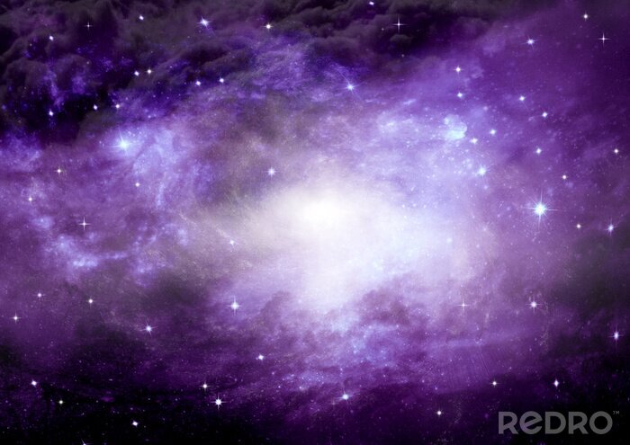 Fototapete Sterne in Galaxie in Raum