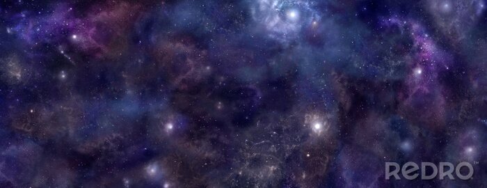 Fototapete Sterne und galaktischer Nebel