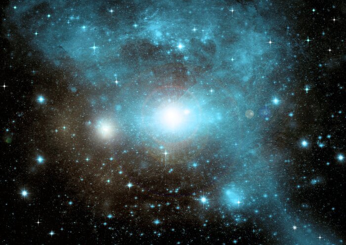 Fototapete Sterne und Galaxie