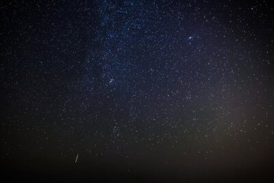 Sternschnuppe im Weltraum