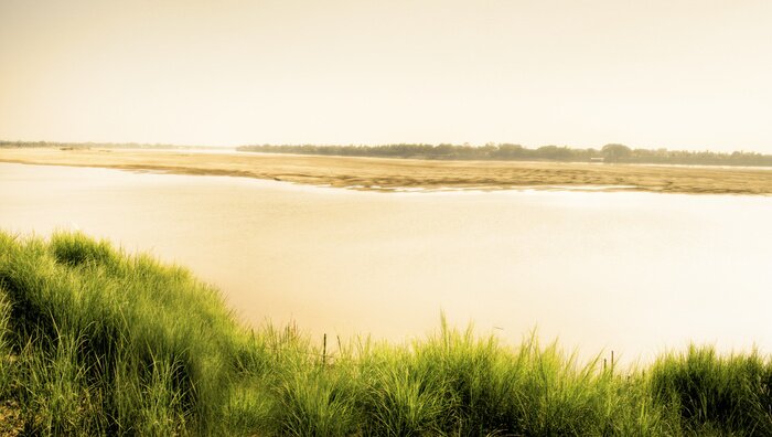 Fototapete Stille am Fluss