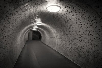 Fototapete Stilvoller Tunnel mit Mosaik