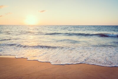 Fototapete Strand 3D und Wellen