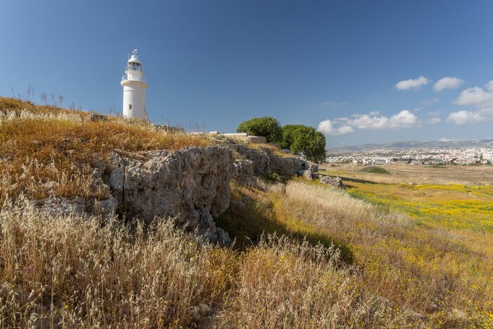 Fototapete Strand Leuchtturm