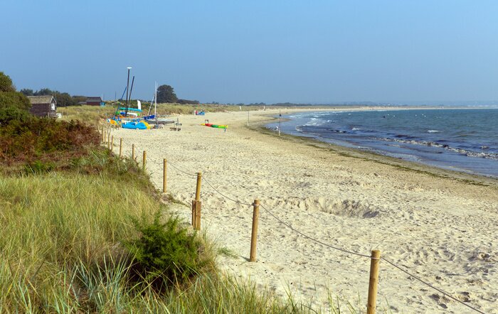 Fototapete Strand Meer und Grün