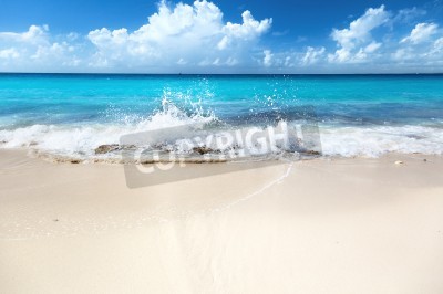 Fototapete Strand und Karibisches Meer