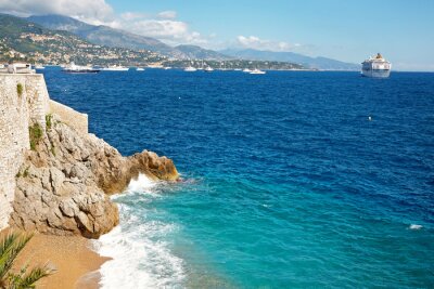 Strand und Meer in Monaco