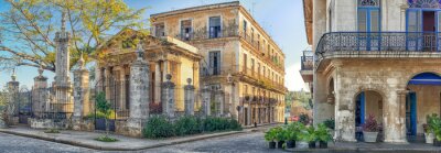 Fototapete Straße mit Gebäuden in Havanna