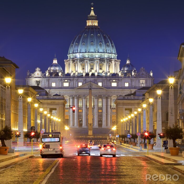 Fototapete Straßen und Denkmäler von Rom