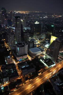 Fototapete Straßen von Bangkok