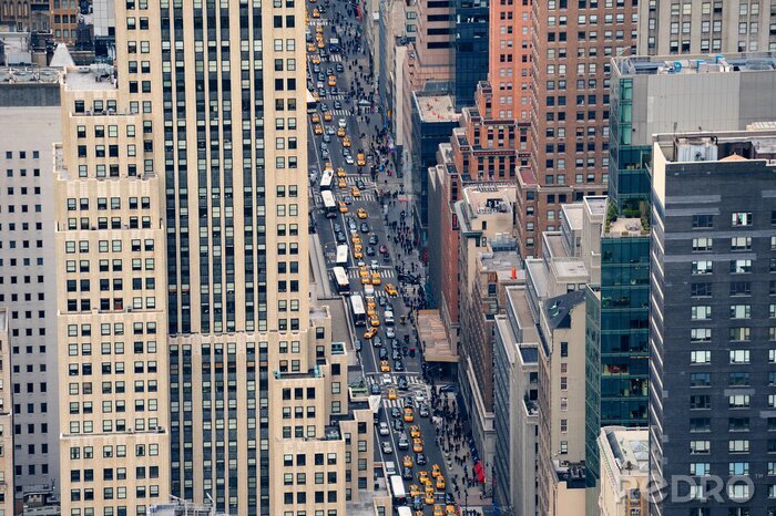 Fototapete Straßen von New York