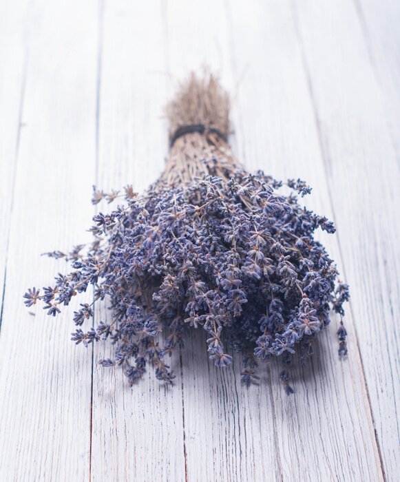 Fototapete Strauß von violetten Blumen