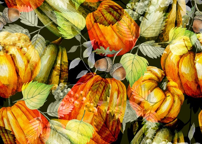 Fototapete Strukturiertes Kürbismuster