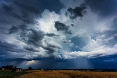 Fototapete Sturmbild der Wolken