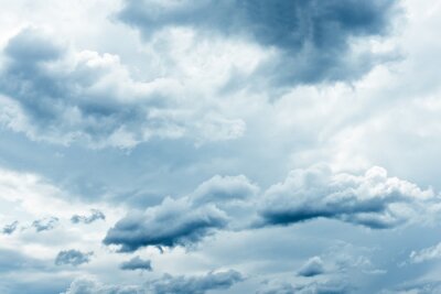 Fototapete Sturmhimmel mit grauen Wolken