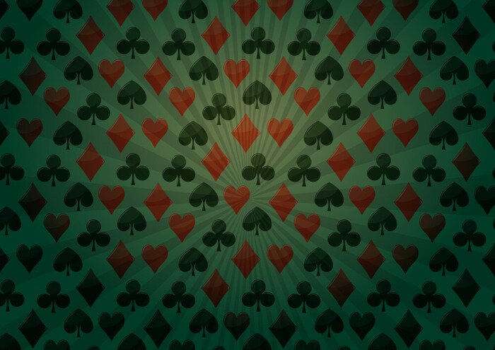 Fototapete Symbol des Pokerspiels