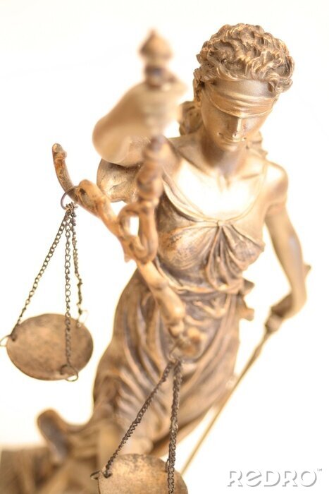 Fototapete Symbol für Gerechtigkeit
