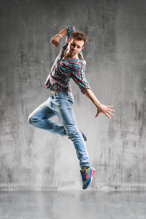 Fototapete Tänzer in der Luft