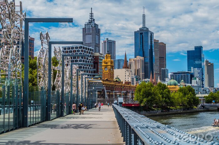 Fototapete Tagespanorama der Stadt in Australien