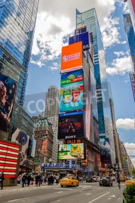 Fototapete Taxi in Times Square