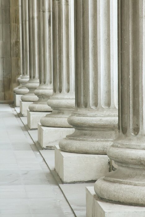 Fototapete Teil antiker Säulen