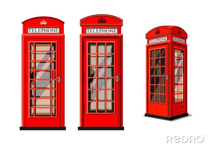 Fototapete Telefonzelle in London