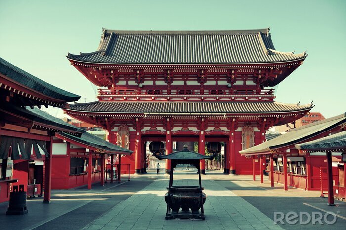 Fototapete Tempel in Tokio