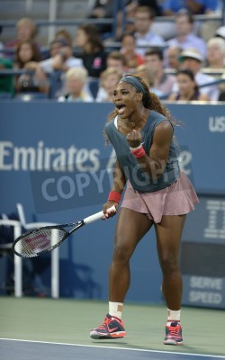 Fototapete Tennis Spiel auf dem Platz