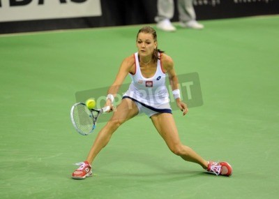 Fototapete Tennis Spiel von Agnieszka Radwańska