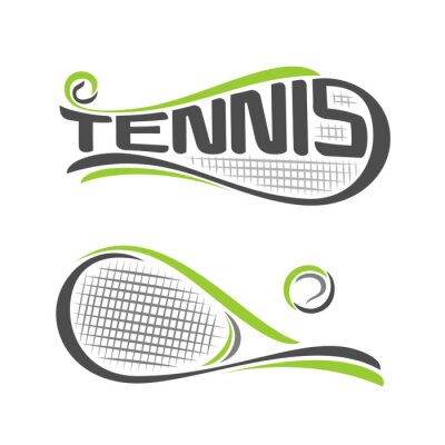 Tennis und Schläger