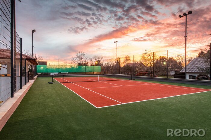 Fototapete Tennisplatz