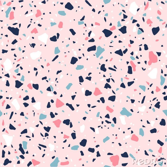 Fototapete Terrazzo background pattern design