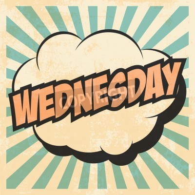 Fototapete Text in Sprechblase Pop Art