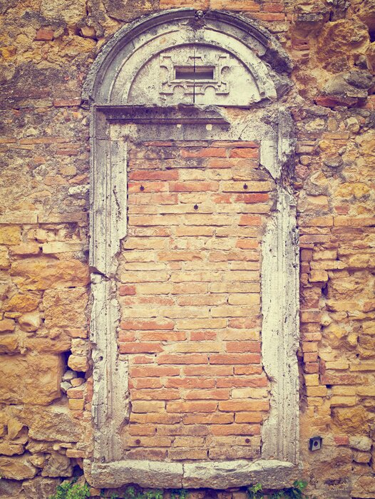 Fototapete Textur der Backsteinmauer