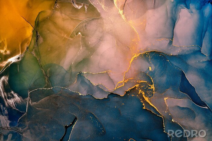 Fototapete Textur von Farbflecken