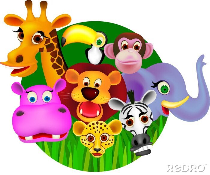 Fototapete TierCartoon