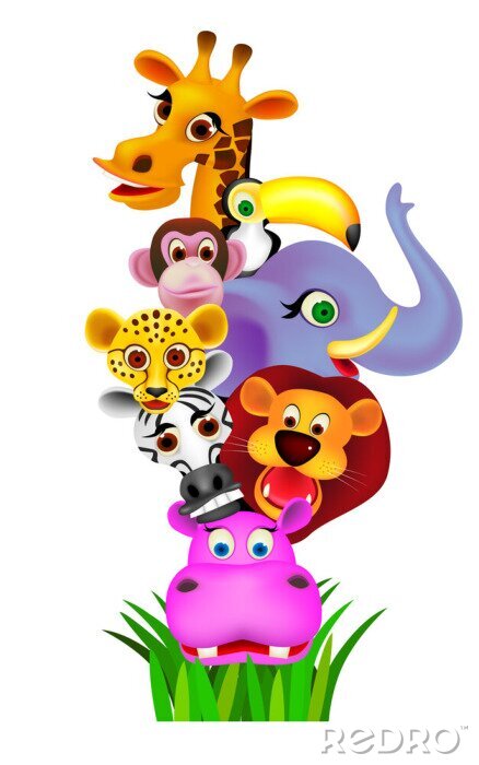 Fototapete TierCartoon