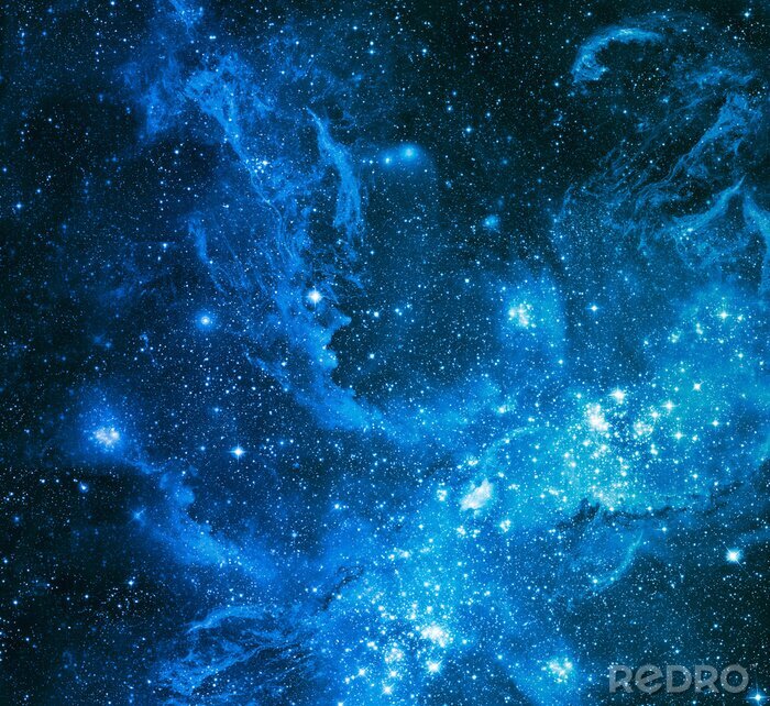 Fototapete Tintenblaue Galaxie