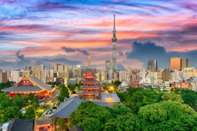 Fototapete Tokio auf Panorama