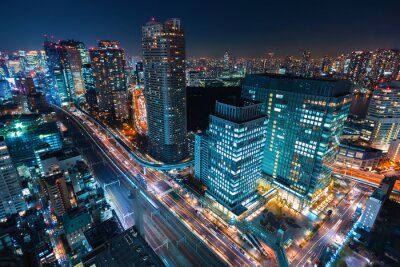 Tokyo Nachtleben Stadtlandschaft
