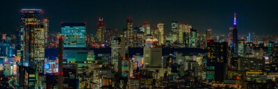 Tokyo Skyline bei Nacht